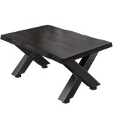 PJ | Bistro Loungetafel | 120x70xH41cm | Wenge-Zwart / Zwart