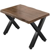 PJ | Mesa de bistró | 120x70xH78cm | Nogal/Negro