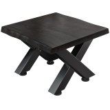 PJ | Bistro Lounge Tafel | 70x70xH41cm | Wenge-Zwart/ Zwart