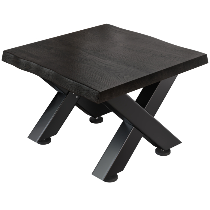 PJ | Bistro Lounge Table | 70x70xH41cm | Wenge-Black/ Black