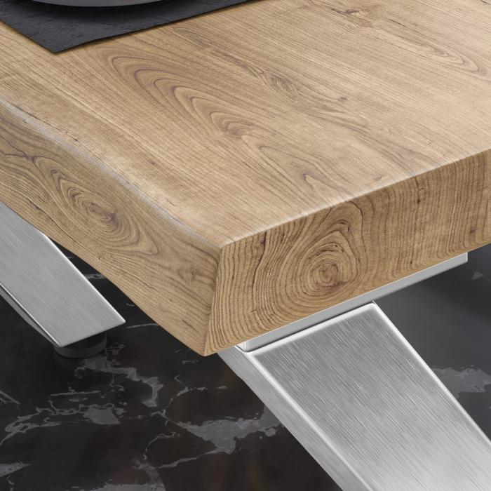 PJ | Bistrobord | 120x70xH78cm | Eik/rustfritt stål