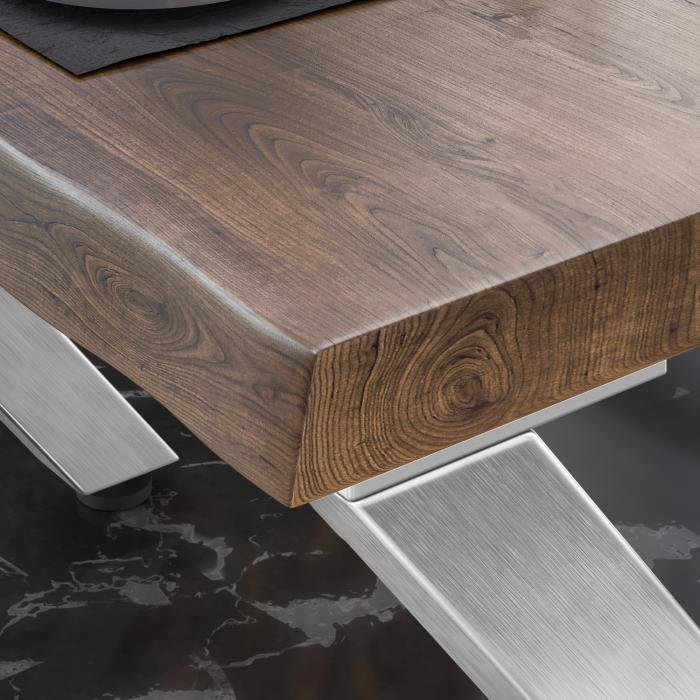 PJ | Bistrobord | 120x70xH78cm | Valnøtt/rustfritt stål PJ | Bistrobord | 120x70xH78cm | Valnøtt/rustfritt stål