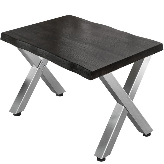 PJ | Bistrobord | 120x70xH78cm | Wenge sort/rustfritt stål PJ | Bistrobord | 120x70xH78cm | Wenge sort/rustfritt stål