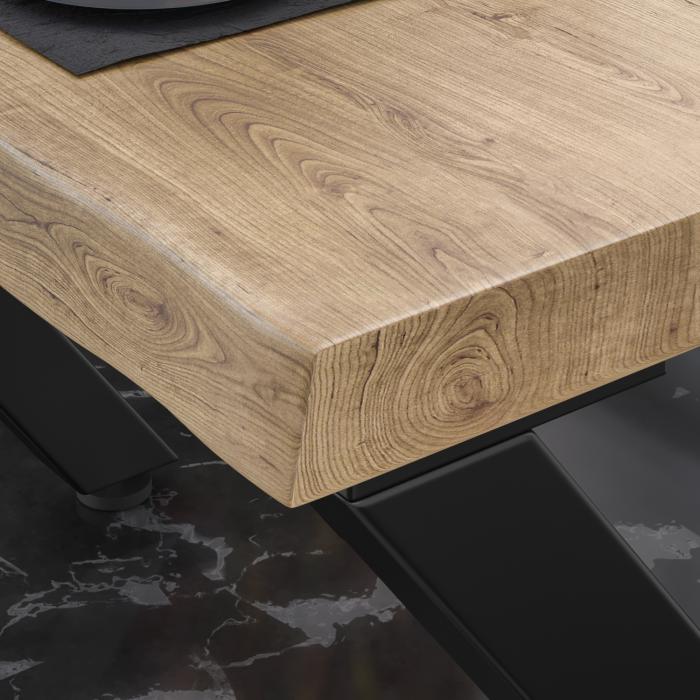 PJ | Bistrobord | 70x70xH78cm | Eik/Sort PJ | Bistrobord | 70x70xH78cm | Eik/Sort