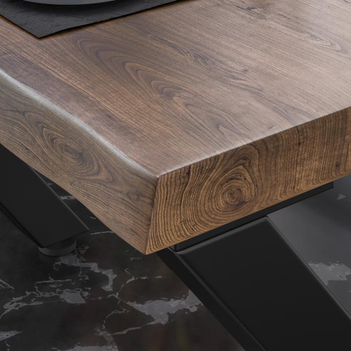 PJ | Bistrobord | 70x70xH78cm | Valnøtt/Sort PJ | Bistrobord | 70x70xH78cm | Valnøtt/Sort