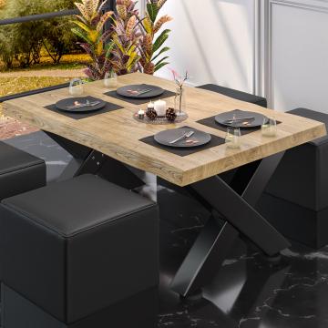 PJ | Bistro salongbord | 120x70xH41cm | Eik/Sort