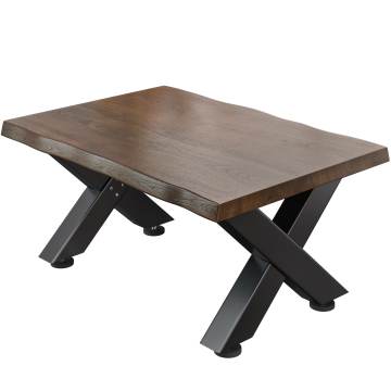 PJ | Bistro Loungetisch | 120x70xH41cm | Walnuß/ Schwarz