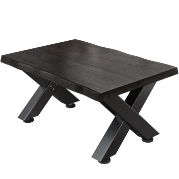 PJ | Bistro Loungetisch | 120x70xH41cm | Wenge-Schwarz/ Schwarz