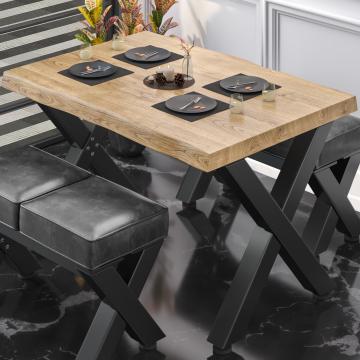 PJ | Bistrobord | 120x70xH78cm | Eik/Sort