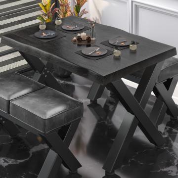 PJ | Bistrobord | 120x70xH78cm | Wenge svart/svart