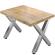 PJ | Bistrobord | 120x70xH78cm | Eik/rustfritt stål
