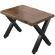 PJ | Bistrobord | 120x70xH78cm | Valnøtt/Sort
