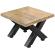 PJ | Bistro salongbord | 70x70xH41cm | Eik/Sort