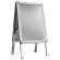 AUSTIN | supporto per poster | A2 | Argento | Premium | Doppio lato