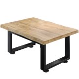 PM Bistro Lounge Tafel | 120x70xH41cm | Eikenhout/Zwart