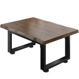 PM Bistro Lounge Tafel | 120x70xH41cm | Walnoot / Zwart