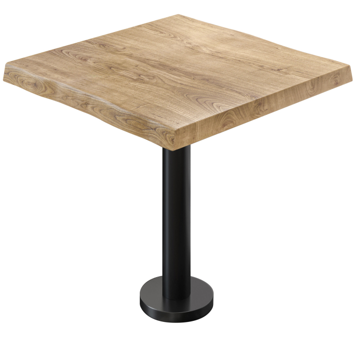 PML | Bistro trekantbord | Firkantet | 70x70x77cm | Eik / Sort