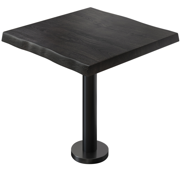PML | Bistro trekantbord | Firkantet | 80x80x77cm | Wenge Svart / Svart