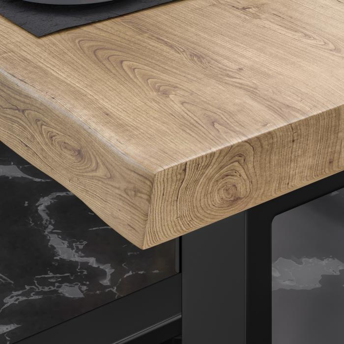 PM Bistro Bord | 120x70xH78cm | Eik/Sort PM Bistro Bord | 120x70xH78cm | Eik/Sort