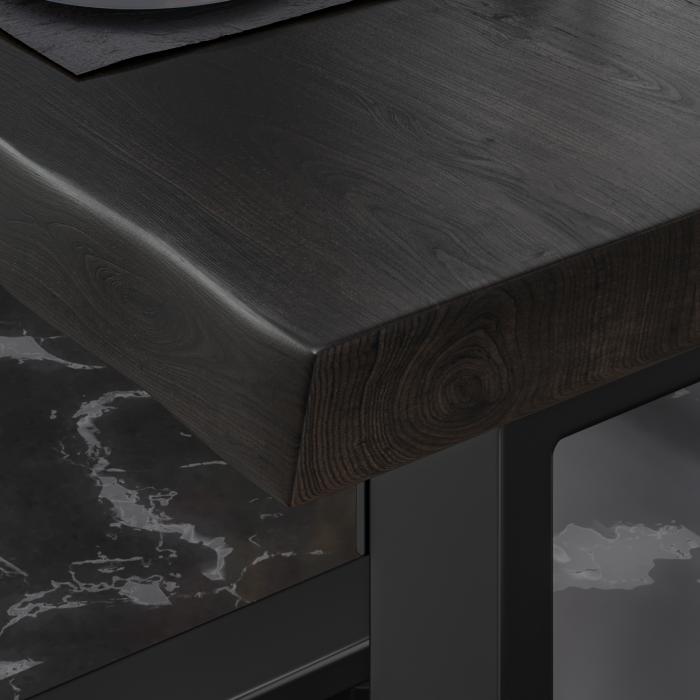 PM Bistrobord | 120x70xH78cm | Wenge-Sort/ Sort