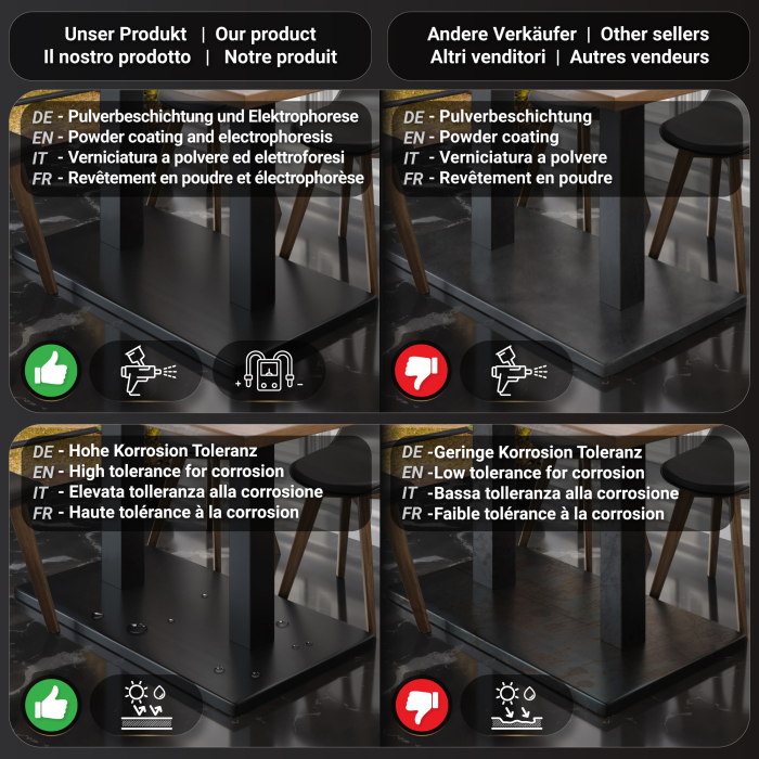 PMD | Bistro Tree Edge Table | Rectangular | 120 x 70 x 77 cm | Walnut / Black PMD | Bistro Tree Edge Table | Rectangular | 120 x 70 x 77 cm | Walnut / Black