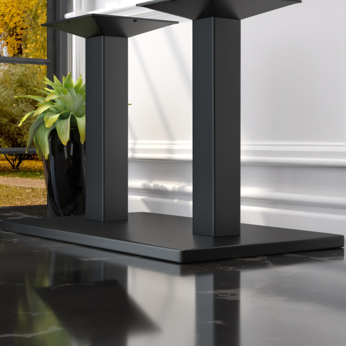 PMD | Bistro Tree Edge Table | Rectangular | 120 x 70 x 77 cm | Walnut / Black PMD | Bistro Tree Edge Table | Rectangular | 120 x 70 x 77 cm | Walnut / Black