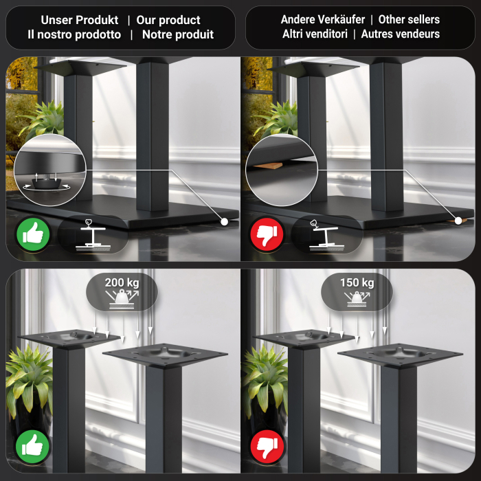 PMD | Bistro Tree Edge Table | Rectangular | 120 x 70 x 77 cm | Wenge Black / Black PMD | Bistro Tree Edge Table | Rectangular | 120 x 70 x 77 cm | Wenge Black / Black