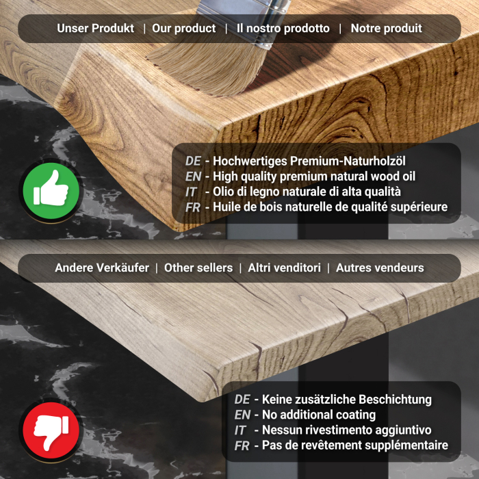 PMD | Bistro Tree Edge Table | Firkantet | 70 x 70 x 77 cm | Eg / Sort PMD | Bistro Tree Edge Table | Firkantet | 70 x 70 x 77 cm | Eg / Sort