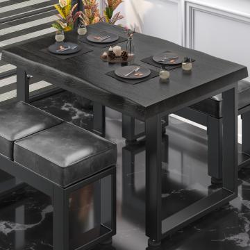PM Bistro Bord | 120x70xH78cm | Wenge svart/svart