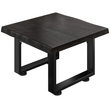 PM Bistro Lounge Tisch | 70x70xH41cm | Wenge-Schwarz/ Schwarz