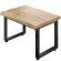 PM Bistro Bord | 120x70xH78cm | Eik/Sort