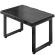 PM Bistrobord | 120x70xH78cm | Wenge-Sort/ Sort