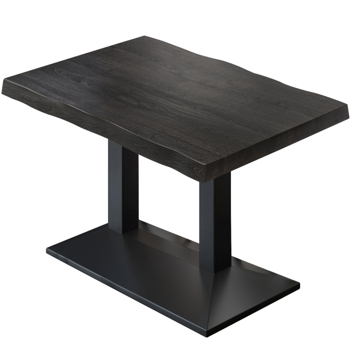 PPA | Bistro Tree Edge -pöytä | Suorakulmainen | 130 x 80 x 81 cm | Wenge Black / musta