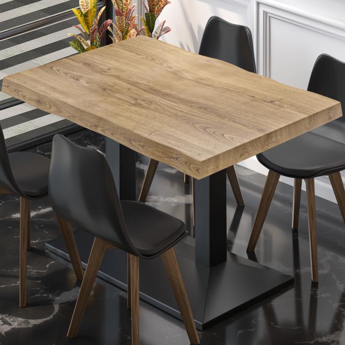 PPA | Bistro Tree Edge Table | Rektangulärt | 130 x 80 x 81 cm | Ek / Svart PPA | Bistro Tree Edge Table | Rektangulärt | 130 x 80 x 81 cm | Ek / Svart