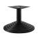 PYRAMIDE | Lounge Height Table Base | Black | Base Plate: Ø 43 cm | Column: 7.6 x 40 cm