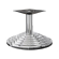 PYRAMIDE | Bistro lounge bordramme | Rustfritt stål | Fot:: Ø45cm | Søyle: 7,6 x 40 cm
