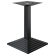 PYRAMIDE | Understel til cafébord | Sort | Fod: 41 x 41 cm | Søjle: 8 x 76 cm