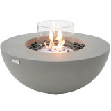ROCA | Ethanolhaardtable | Ø: H 87 x 37 cm | Beton | Grijs
