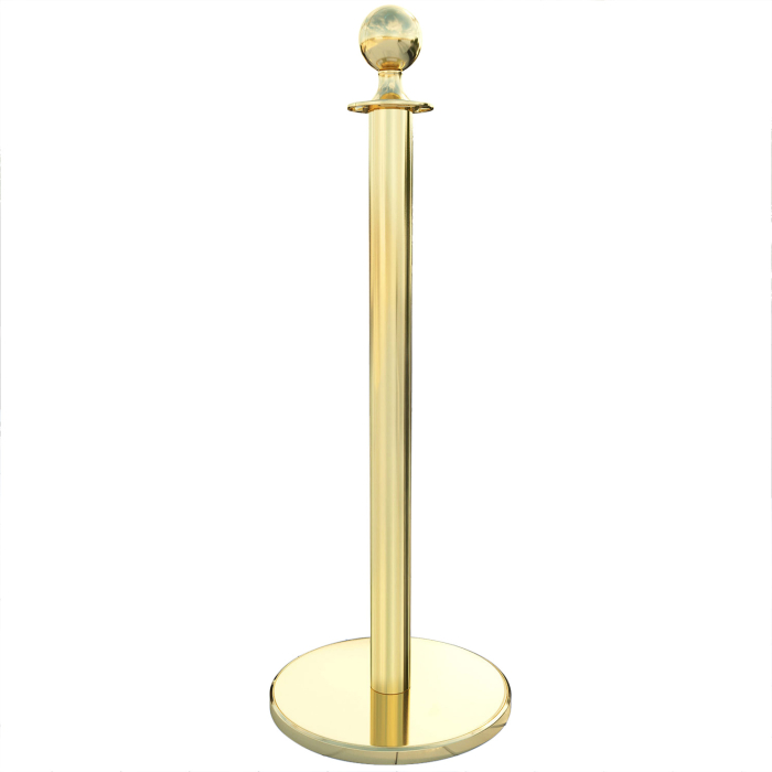 ROYAL | Avsperringsstolpe | ledning | gull