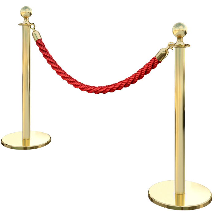 ROYAL | Connection rope | Gold/Red | 1.5m | Ø 4.2 cm