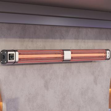 ROBERTO | Elektrische Outdoor Plafond Verwarming | Roestvrij staal | 3000W | 3 warmte-instellingen