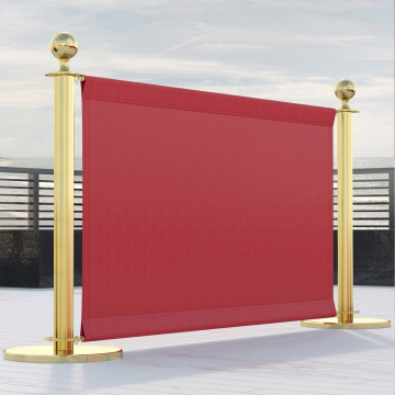 ROYAL | Café afzetting | 150x70 | Rood/Goud | 2xposts