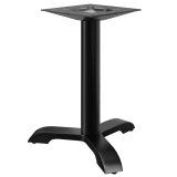 SAN.DIEGO | Restaurant bordunderstell | Svart | 3 fot: Ø 56 cm | Søyle: 7,6 x 72 cm