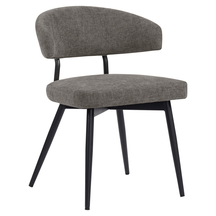 Sara | Hotel Stuhl | Grau | Stoff/Textil