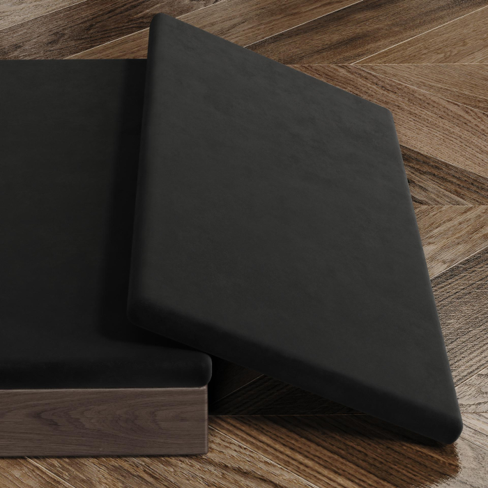 SAM | Innlegg i fløyel | LEA bestikkskap | 15x32 cm | Svart SAM | Innlegg i fløyel | LEA bestikkskap | 15x32 cm | Svart