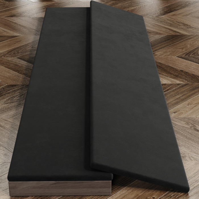 SAM | Intarsio in velluto | Armadio portaposate LEA | 21x102,5 cm | Nero SAM | Intarsio in velluto | Armadio portaposate LEA | 21x102,5 cm | Nero