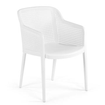 SAMOYA | chaise à coque | blanc | plastique | empilable