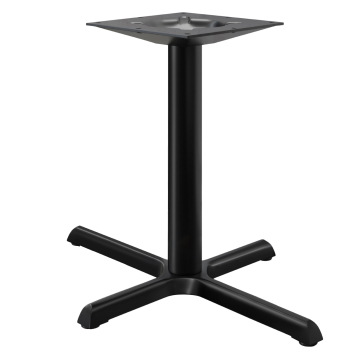 SAN.MARCO | Bistro Tischgestell | Schwarz | 4 Fuß: 56 x 76 cm | Säule: 7,6 x 72 cm