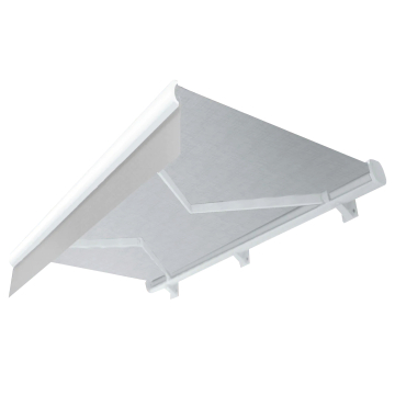 SANTA.FE | Tenda da sole a cassetta completa | Elettrico | L:P 3,0 x 2,5 m | Grigio | Angolo di inclinazione da 5° a 90