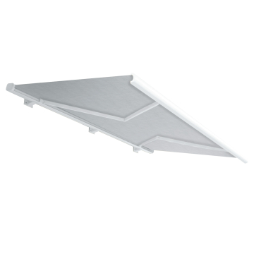 SANTIAGO | Tenda da sole a cassetta completa | Elettrico | L:P 7,0 x 3,0 m | Grigio | Angolo di inclinazione da 5° a 90